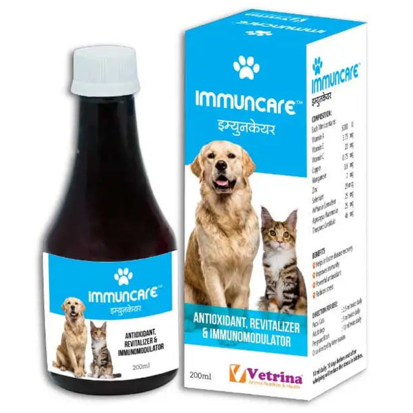Vetrina Immuncare Syrup for Dogs and Cats, 200ml