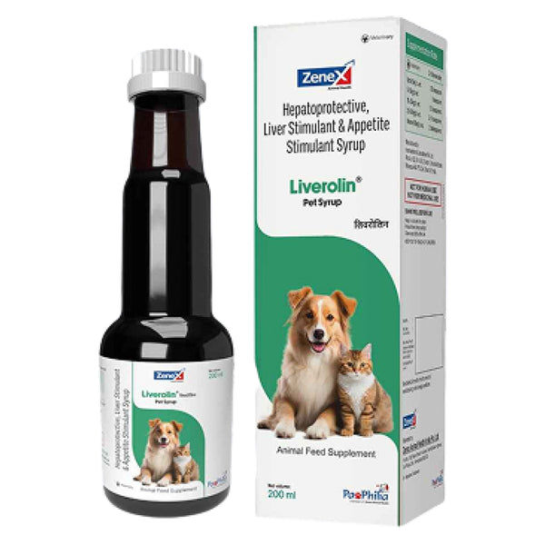Zenex Liverolin Pet Syrup (Liver Tonic) for Dogs and Cats Ingredients