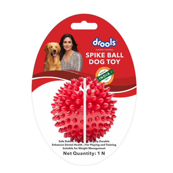 Drools Non-Toxic Rubber Toy for Dogs Hard Ball (Medium) 6.5 cm Pack Ingredients