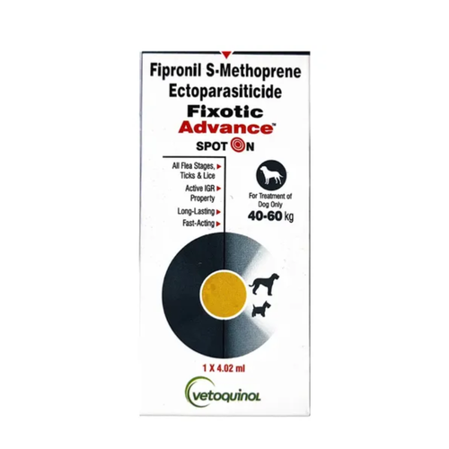 Vetoquinol Fixotic Advance Spot On 2.68 ml for Dogs 40-60 kg