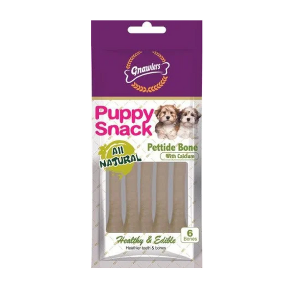 Gnawlers Pettide Bone Pouch Puppy Snacks, 40g (Pack of 3) Ingredients